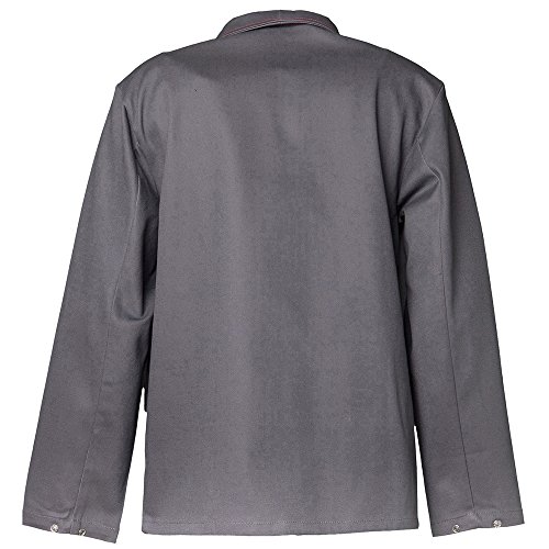 Planam Jacke „Hitze-/Schweißerschutz“, 360 g/m², Größe 52, grau, 1709052 - 4