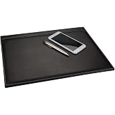 2K 585-1 Sumen Set Faux Leather One Piece Cover Pad Sumen 40x30 cm, Black