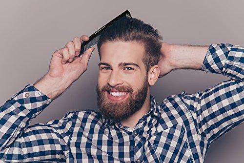 K-Pro Carbon Kamm – Haarkamm Antistatisch – für Damen und Herren - 4