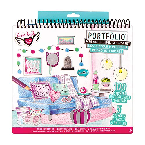 Fashion Angels Portefeuille à croquis Motif intérieur