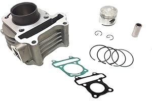 STREETPARTS24 50ccm Zylinder Kit 39mm für GY6 4-Takt Roller – Passend für Baotian BT49QT, Benzhou YY50QT, Buffalo, Rex RS 450, P.eugeot V-Click, Sachs, Rieju, Kymco Agility und China Baumarkt Roller