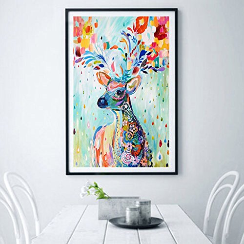 Amazingdeal365 Motiv-süße Reh 5D DIY Diamond Stickerei Malerei Kreuzstich für Balkon,Terasse,Café,Kinderzimmer,Wohnzimmer, Schlafzimmer, Arbeitszimmer usw. - 6