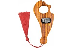 Hitopin 1 Stück Buddha Perlen Zähler, Digital Beads Counter, Buddha Beads Counter, Digital Finger Counter, Prayer Beads Counter, Digitaler Zähler, für Buddhistisches Gebet, Meditation, Entspannung