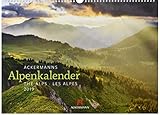 Ackermanns Alpenkalender 2019, Wandkalender im Querformat (45x33 cm) - Landschaftskalender / Naturkalender mit Monatskalendarium by 