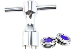 HISTAR 2Pcs Golf Custom Blue Weights(40g) + Silver Wrench for Titleist Scotty Cameron Putters