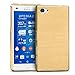 Produktbild Conie Handy Cover kompatibel mit Sony Xperia Z3 Compact, Schutzhülle Case aus Silikon Design Bumper Rutschfest Dünn in Gold