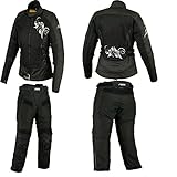 Motorrad kombi, motorraddamen textile kombi L