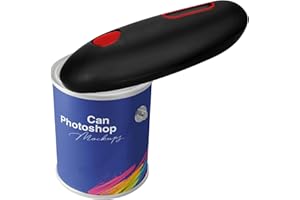 LNOPEVER Abrelatas Electrico, Adecuado Para Personas Mayores, Pacientes Con Artritis Y Cocineros, Se Puede Abrir La Lata Sin Manos, Ahorrando Tiempo Y Esfuerzo