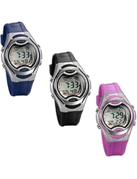 JewelryWe 3pcs Kinder Digital Armbanduhr, 30M Wasserdicht Multifunktion Elektronische Sport Uhren mit LED Beleuchtung...