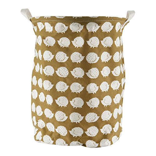 Stoff Faltbar rund Wäschekorb Igel