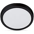 Philips LED Magneos Slim Surface Mount Round Downlight 2700K 12W [Warm White - Black] for Indoor Lighting, Livingroom and Bedroom