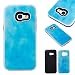 Produktbild Samsung Galaxy A3(2017) A320F A3200 PC Marmor-Hülle,Fanryn Marmor Optik Case Schutzhülle Crystal Case mit hochwertiger Marmor Optik Marmormuster Marble Design Hart PC Handy Hülle Durchsichtig Transparent Etui Cover Case Protective Shell Schutzhülle Telefon Kasten für Samsung Galaxy A3(2017) A320F A3200 – Himmelblau Marmor-Design