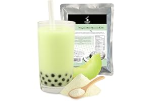 BUBBLE TEA HOUSE CO. Honeydew Melon Bubble Tea Powder (1 kg), 33 Servings - Make Bubble Tea at Home - Ideal for Frappes, Coffee, Boba Tea, Milkshakes - Gluten Free, Halal Certified
