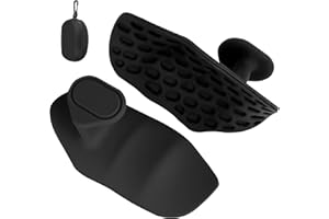 Zyluniy 1 Par Guantes de Gimnasio para Entrenamiento, Empuñaduras de Levantamiento sin Dedos, Guantes Gym para Equipo Manual de Protección de Silicona Ligera Hombre Mujer, Protección contra Callos