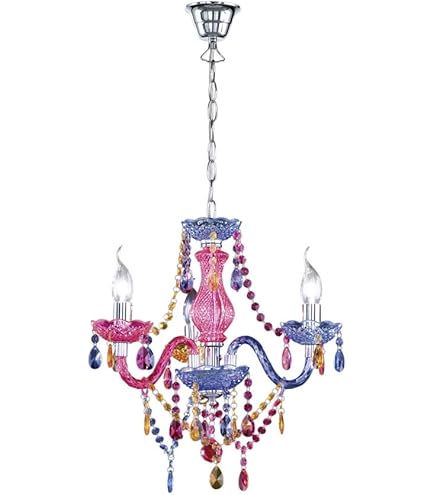 Lampadario Vintage In Metallo Con Rose Ceramica - 5 Luci, Stile Antico Per Cucina E Sala Da Pranzo - Foto 7