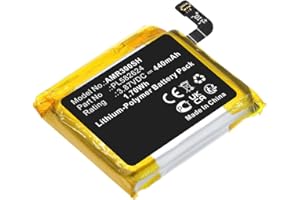 CELLONIC® Batterie Remplacement pour Amazfit GTR 3, GTR 3 Pro, A2039, A2040 - Accu Rechange PL582624 440mAh pour Montre GPS Fitness Bracelet