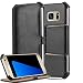 Produktbild Samsung Galaxy S7 Hülle in PIANO SCHWARZ von Cadorabo - Handyhülle OHNE Magnetverschluss mit Standfunktion und Eckhalterung Case Cover Schutzhülle Etui Tasche Book Klapp Style