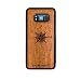 Produktbild SMARTWOODS Windrose Schützhülle für SAMSUNG S8, Holzcase für Smartphone, Handyhülle, Schutzhülle aus Holz für Smartphone, ökologisch, naturnah und original
