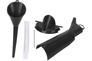 QII LU Motorrad Ölfiltertrichter, tropffreier Ölfiltertrichter Set Praktisches Zubehör(Schwarz)