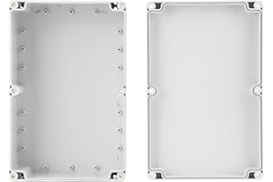 COCOARM Caja de conexión de derivación carcasa de plástico resistente al agua IP65, Caja de Derivación Resistente al Agua caja de conexión de plástico caja de derivación cajas de conmutación 230x150x85mm