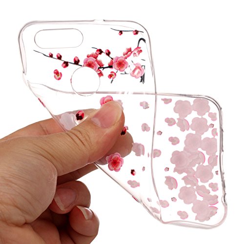 TOCASO Huawei Nova 2 Handyhülle Silikon Transparent, Huawei Nova 2 Handyhülle Transparent, Schutzhülle Huawei Nova 2 Silikon hülle Schutzhülle für Huawei Nova 2 Case Transparent+-Aoxue Han MEI