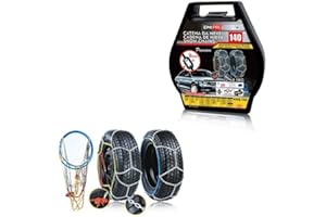 A2ZWORLD Cadenas de nieve 225/70R16, 225/75R16, 215/75R16, 215/70R16,235/65R17, 225/70R17, 215/75R17, 205/75R17.5, 235/60R18