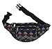 K London Stylish Canvas Woven Multi colored Ethnic Design Waist Pack Waist Pouch Travel Pouch Passport Holder Waist Bag with Adjustable Strap(11700_blue_polkadots) RS.299.00