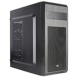 Schwarze Außenbox mit Inneneinrichtung, die Ihre Komponenten sicher hält.