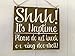 Produktbild PeteGray Shhh. Naptime nicht Knock oder Ring Klingeln, rustikal Do Not Disturb Kinderzimmer Schild personalisierbar handgefertigt Welcome Türhänger Night