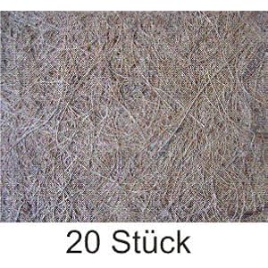 Kokosfasermatte 40 cm x 40 cm, 1 cm dick, 20er Pack (2,75 Euro je Stück)