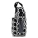 Leathlux Large Capacity Waterproof Diaper Bag Fashion Round Multifunction Stroller hooks Mummy Package with Matching Baby Changing Pad Tote Bag Set Cotton Canvas - Red