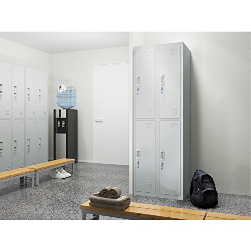 Schließfachschrank Spind Wertfach Metall Schrank Metallspind Umkleideschrank - 7