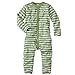 Wellyou Long Sleeve Pyjama Sleep Suit With Green And White Loops For 11-20 Months(80/86)