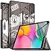 Produktbild IVSO Hülle für Samsung Galaxy Tab A T515/T510 10.1 2019, Ultra Schlank Slim Schutzhülle Hochwertiges PU mit Standfunktion Perfekt Geeignet für Samsung Galaxy Tab A 2019 T515/T510 10.1 Zoll, CH-07