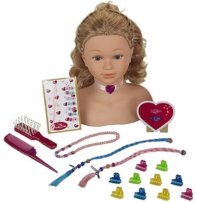Klein - 5234 - Coiffure - Tête à coiffer Princess Coralie, grand modèle