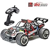 ferngesteuertes auto speed buggy Ferngesteuertes Auto 1:16 Maßstab 2-Rad-Antrieb RC Off Road Truck mit einem leistungsstarken Motor mit hoher Geschwindigkeit bis zu 15 KM/H.