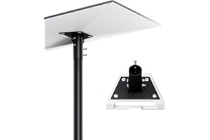 TYEYOBER Support réglable Starlink Gen 3,Adaptateur de tube Starlink Gen 3,pour support Starlink V3,base de montage Starlink V3,plaque de montage Starlink V3 réglable,diamètre du tube 1,73 pouces (4,4 cm)