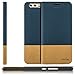 Produktbild zanasta Designs Tasche Huawei P10 Plus (VKY-L09) Hülle Flip Case Slim Schutzhülle Handytasche mit Kartenfach, Standfunktion | Blau