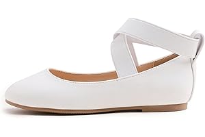 Feversole Girls Cute Dress,Ragazze Mary Jane Strap Scarpe Basse Ballerine da Principessa Scarpe da Scuola Piatte