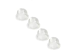 Wai Danie Lot de 4 Pompes à Carburant compatibles avec STIHL FS130 FS310 FS38 FS40 FS45 FS46 FS50 FS55 Compatible avec Zama 0057003 0057004 Tronçonneuse Souffleuse Trimmer