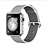 Price comparison product image Apple (38mm) Watch with Stainless Steel Case and Pearl Woven Nylon Strap