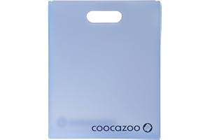 coocazoo Heftbox, Blue, mit Tragegriff, Heftordner/Heftmappe/Sammelbox für Schulrucksäcke, ab der 3. Klasse, bis zur Einer DIN-A4 Größe