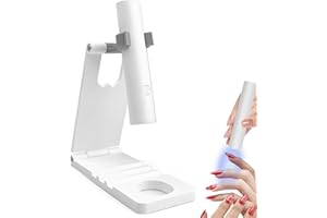 FANJUANLAN Mini Lampada LED Unghie, Mini lampada per unghie portatile, asciugatrice gel per Asciuga Unghie Salone, lampada UV LED Piccola con Supporto, Ricaricabile E Portatile, per Gel Sciugatura Rapida