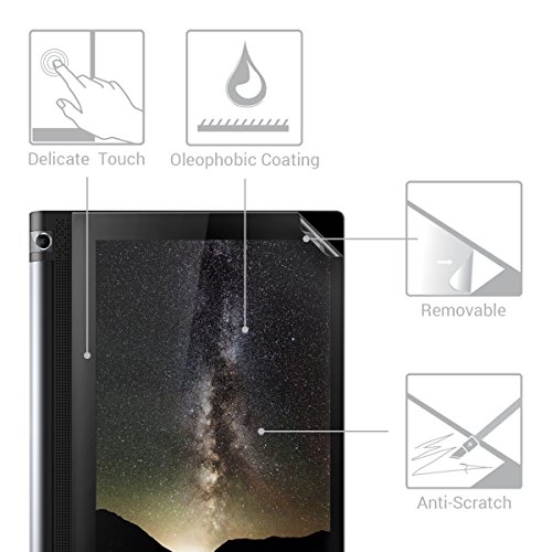 kwmobile Folie matt für Lenovo YOGA Tablet 3-10 Displayschutzfolie – Schutzfolie Displayschutz Anti-Fingerabdruck Displayfolie entspiegelt - 2