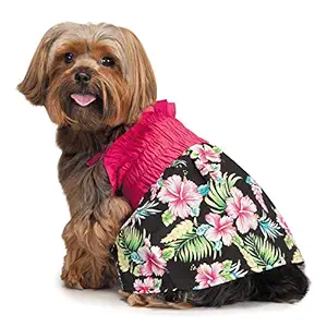 Casual Canine Hawaiian Breeze Sundress for Dog, X-Small