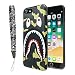 Produktbild iPhone 7/8 Shark Face Fall Street Fashion Flexible Stabiler Designer TPU Schutzhülle/Bumper/Skin/Kissen mit Handschlaufe (kompatibel mit 11,9 cm iPhone 7 & 8 nur), grün