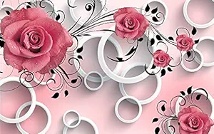 Color Solution 3D Wallpaper Wall Sticker for Home Decor, Living Room, Bedroom, Hall, Kids Room, Play Room(Self Adhesive Vinyl,Water Proof) p-11 (Size 6 x 4 feet)