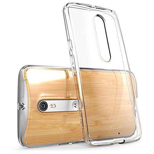 Motorola Moto X Style   Pure Edition  2015 Release  Case  i-Blason Scratch Resistant  Halo Series  Clear Case   Cover   Carcasa   Caja   Funda  Clear 