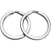 25 Mm Ezme Anahtarlık Halkası Nikel 100 Adet (30mm Dış &Ccedil;ap)