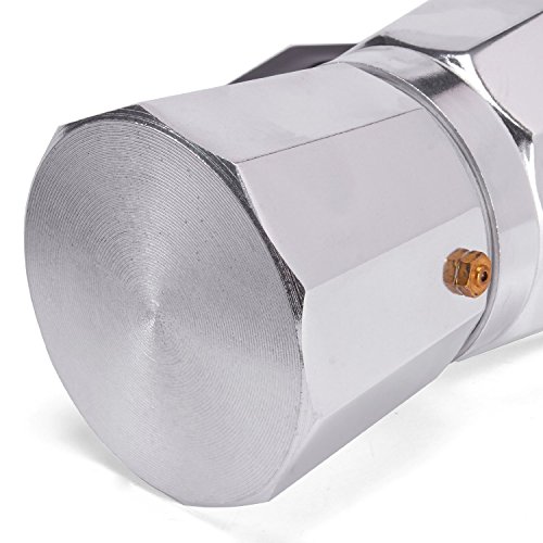 Espressokocher Espresso Mokka Maker Aluminium für 3,6,9 oder 12 Tassen Espressomaschine (12 Tassen) - 4